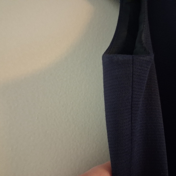 Gerard Darel Navy Sheath Dress with Bow - Picture 5 of 7